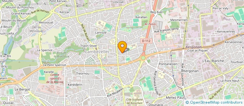 localisation de l'entreprise MONSIEUR GEORGES DALMAR à BREST