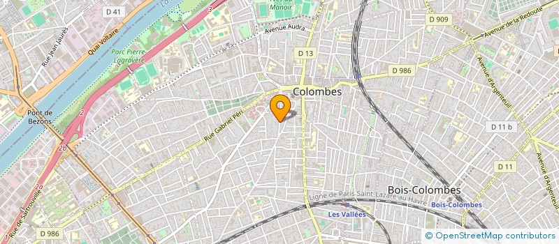 localisation de l'entreprise MONSIEUR GEORGES DANSET à COLOMBES