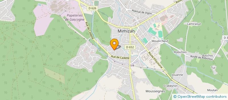 localisation de l'entreprise MONSIEUR GEORGES DARNAJOUX  MIMIZAN