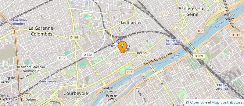 localisation de l'entreprise MONSIEUR GEORGES DARNAL à COURBEVOIE