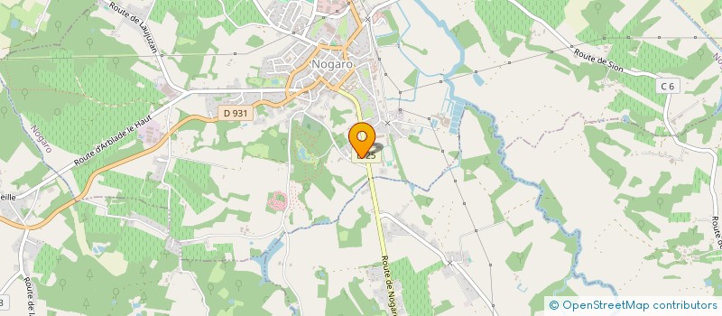 localisation de l'entreprise MONSIEUR GEORGES DAULIEU  NOGARO