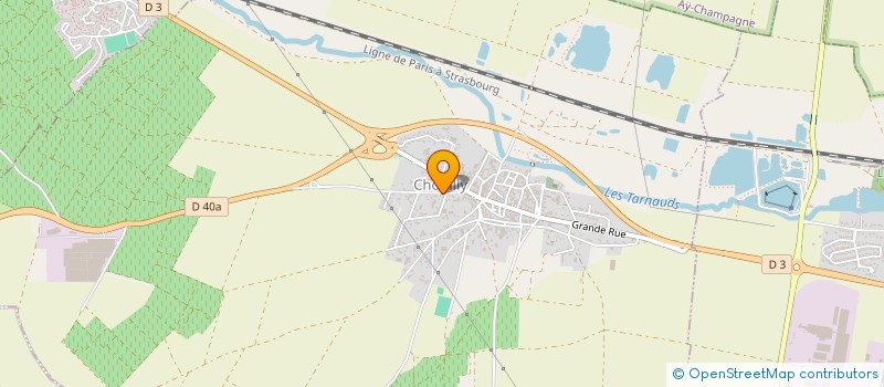 localisation de l'entreprise MONSIEUR GEORGES DAVID  CHOUILLY