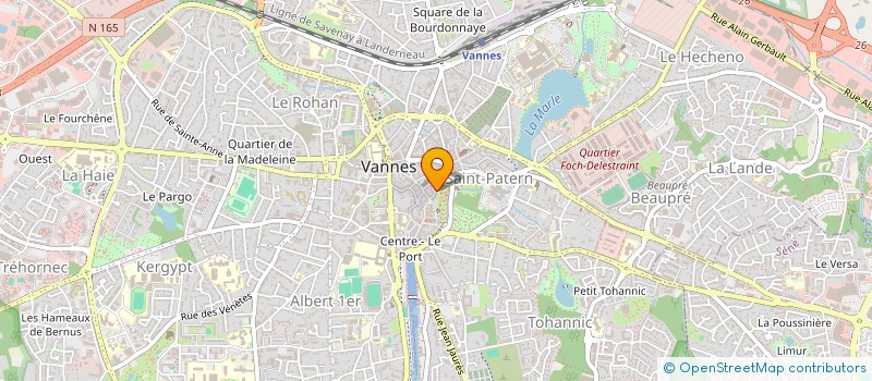 localisation de l'entreprise MONSIEUR GEORGES DAVID à VANNES