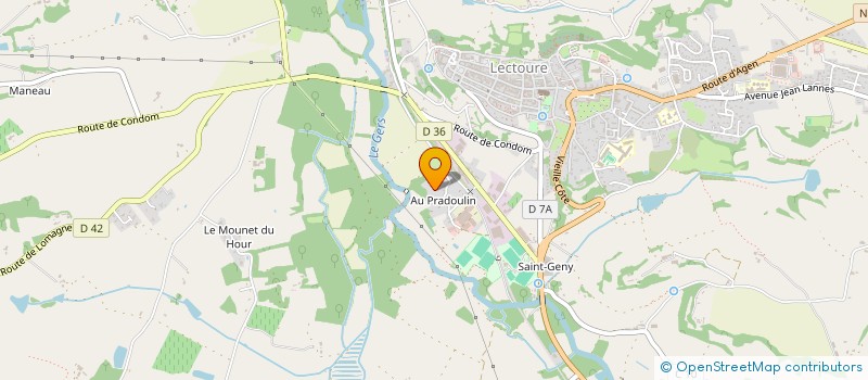 localisation de l'entreprise MONSIEUR GEORGES DAZZAN  LECTOURE