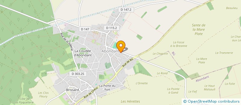 localisation de l'entreprise MONSIEUR GEORGES DE JESUS à ABONDANT