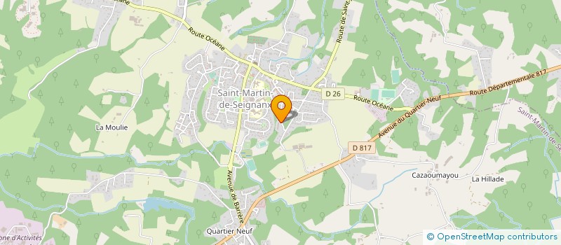 localisation de l'entreprise MONSIEUR GEORGES DE SOUSA  SAINT-MARTIN-DE-SEIGNANX