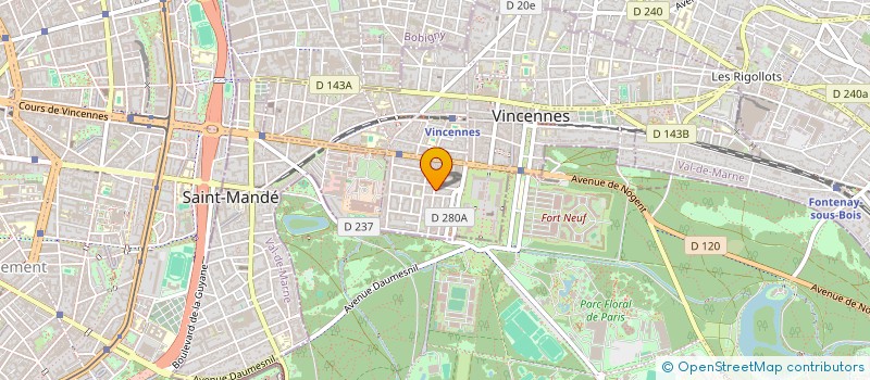 localisation de l'entreprise MONSIEUR GEORGES DEBANE à VINCENNES