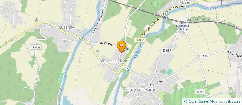 localisation de l'entreprise MONSIEUR GEORGES DEFRACE  MERY-SUR-MARNE