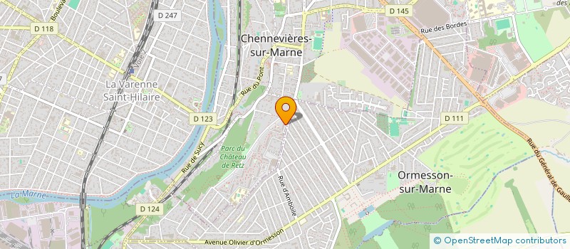 localisation de l'entreprise MONSIEUR GEORGES DEGRELLE  CHENNEVIERES-SUR-MARNE