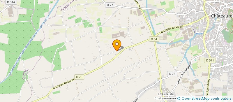 localisation de l'entreprise MONSIEUR GEORGES DELACROIX à CHATEAURENARD