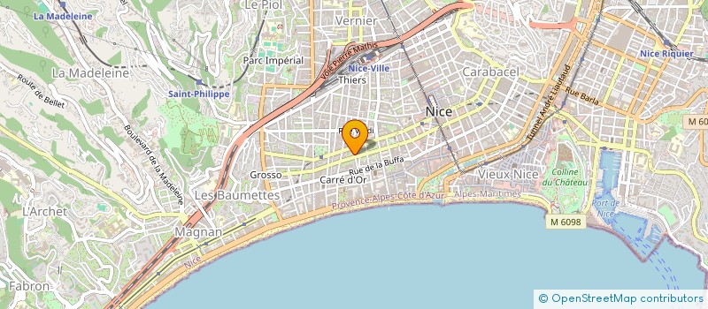 localisation de l'entreprise MONSIEUR GEORGES DELAS à NICE