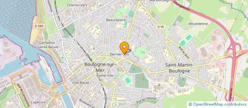 localisation de l'entreprise MONSIEUR GEORGES DELATTRE  BOULOGNE-SUR-MER