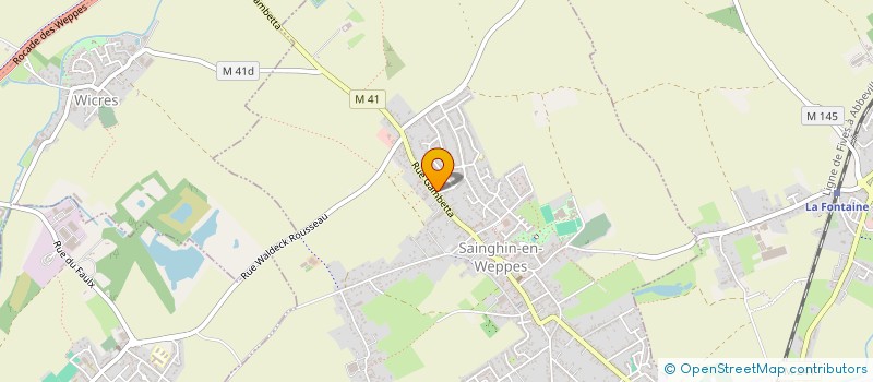 localisation de l'entreprise MONSIEUR GEORGES DELAVAL à SAINGHIN-EN-WEPPES