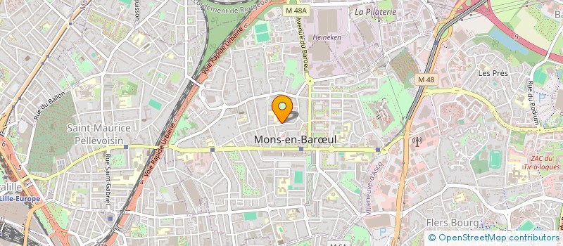 localisation de l'entreprise MONSIEUR GEORGES DELCAMBRE  MONS-EN-BARUL