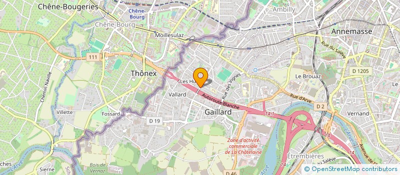 localisation de l'entreprise MONSIEUR GEORGES DELEGLISE à GAILLARD