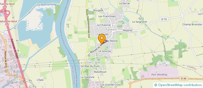 localisation de l'entreprise MONSIEUR GEORGES DELLINGER à FAREINS