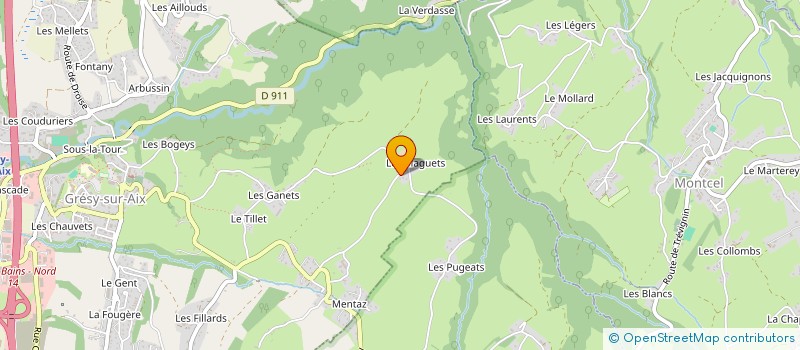 localisation de l'entreprise MONSIEUR GEORGES DELOCHE à GRESY-SUR-AIX