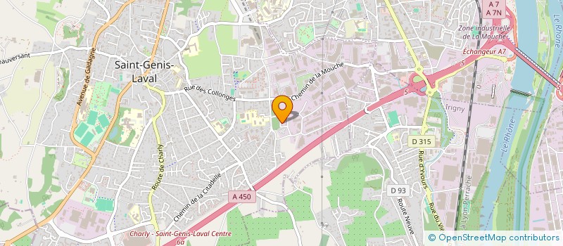 localisation de l'entreprise MONSIEUR GEORGES DELTINGER  SAINT-GENIS-LAVAL