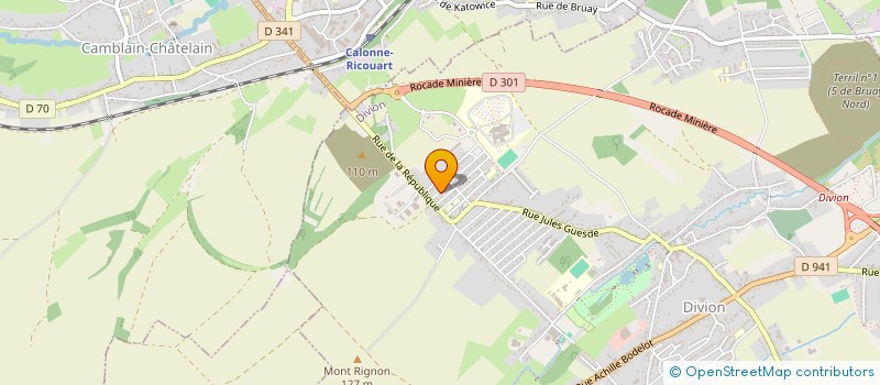 localisation de l'entreprise MONSIEUR GEORGES DEMARETZ  DIVION