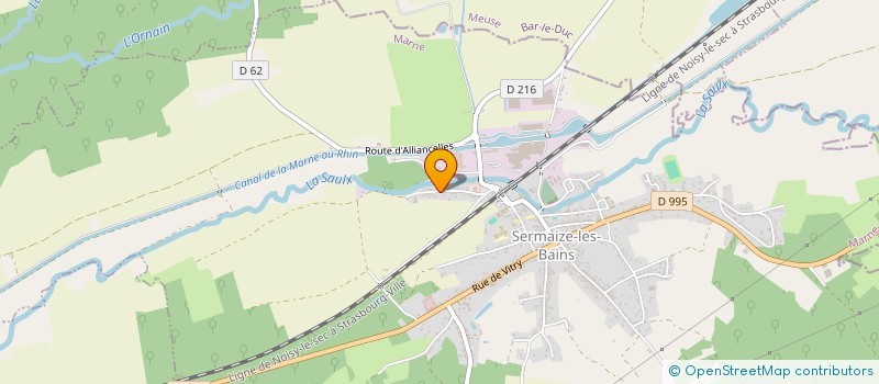 localisation de l'entreprise MONSIEUR GEORGES DEMARTY  SERMAIZE-LES-BAINS