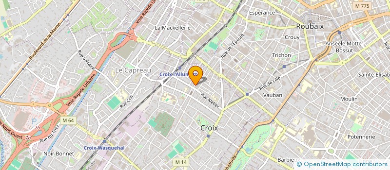 localisation de l'entreprise MONSIEUR GEORGES DEMORTIER à CROIX