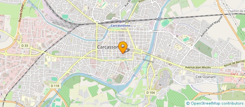localisation de l'entreprise MONSIEUR GEORGES DENJEAN à CARCASSONNE
