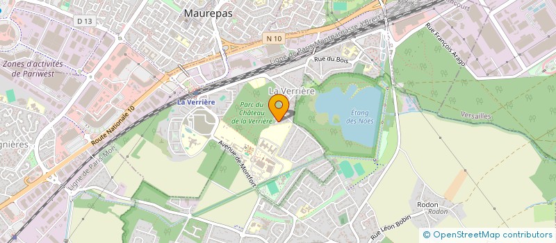 localisation de l'entreprise MONSIEUR GEORGES DERVILLEZ  LA VERRIERE