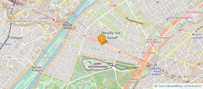 localisation de l'entreprise MONSIEUR GEORGES DES à NEUILLY-SUR-SEINE