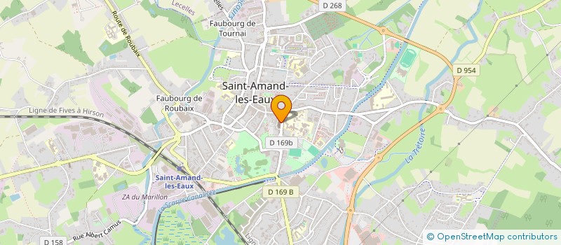 localisation de l'entreprise MONSIEUR GEORGES DESANOIS  ST AMAND-LES-EAUX