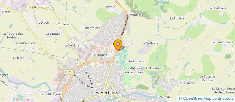 localisation de l'entreprise MONSIEUR GEORGES DESSEVRE à LES HERBIERS