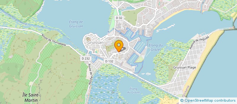 localisation de l'entreprise MONSIEUR GEORGES DEVILLE  GRUISSAN