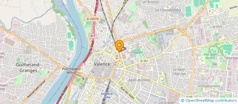 localisation de l'entreprise MONSIEUR GEORGES DIAS  VALENCE