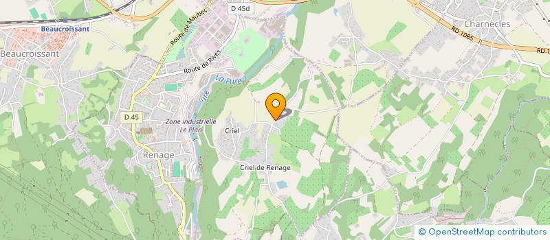 localisation de l'entreprise MONSIEUR GEORGES DIAZ  RENAGE