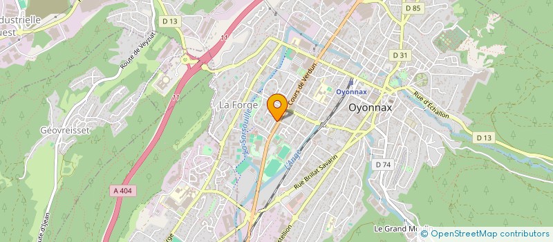 localisation de l'entreprise MONSIEUR GEORGES DIDO à OYONNAX