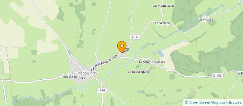 localisation de l'entreprise MONSIEUR GEORGES DIEUDONNE  ROCQUIGNY