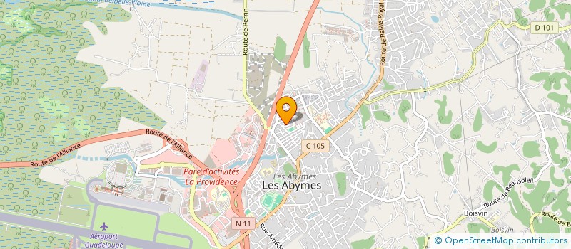localisation de l'entreprise MONSIEUR GEORGES DONGAL à LES ABYMES
