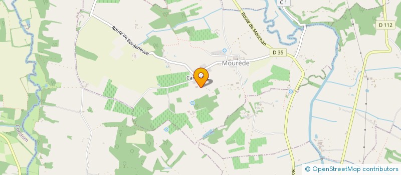 localisation de l'entreprise MONSIEUR GEORGES DOS SANTOS AMADO  MOUREDE