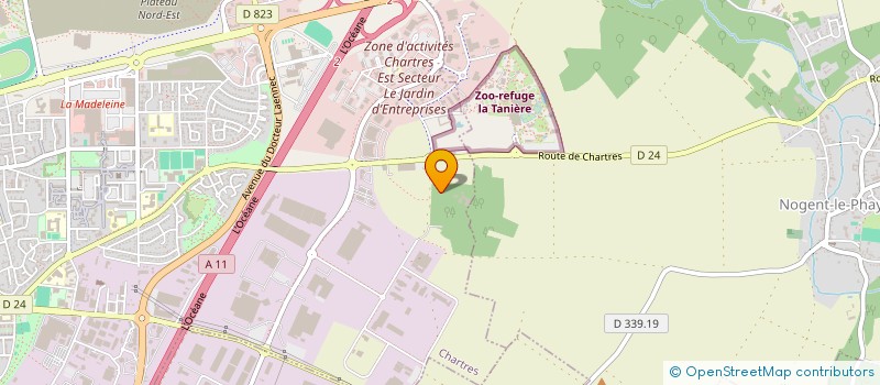localisation de l'entreprise MONSIEUR GEORGES DOUBLIER à CHARTRES