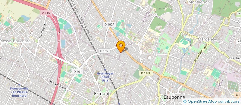 localisation de l'entreprise MONSIEUR GEORGES DOUGUELI à SAINT-PRIX