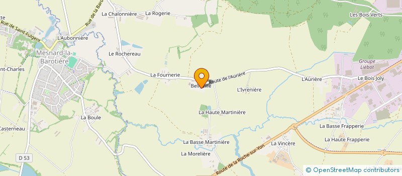 localisation de l'entreprise MONSIEUR GEORGES DRONNEAU  LES HERBIERS