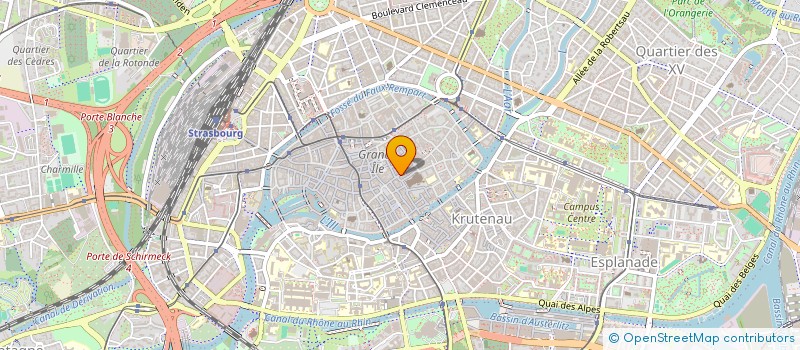localisation de l'entreprise MONSIEUR GEORGES DUBACH à STRASBOURG