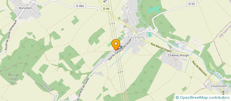 localisation de l'entreprise MONSIEUR GEORGES DUBSKY  ULLY ST GEORGES