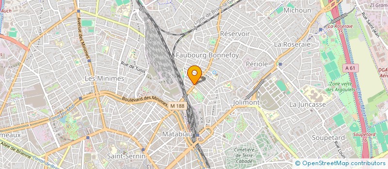localisation de l'entreprise MONSIEUR GEORGES DUBUC à TOULOUSE