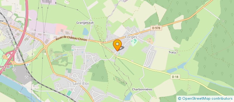 localisation de l'entreprise MONSIEUR GEORGES DUDRAGNE  SAUVIGNY-LES-BOIS