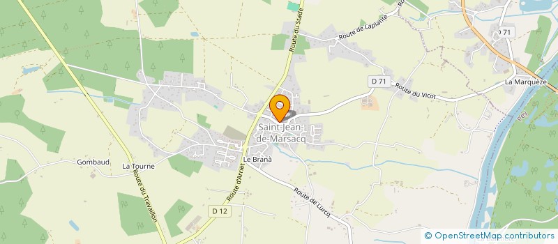 localisation de l'entreprise MONSIEUR GEORGES DUFAU à SAINT-GEOURS-DE-MAREMNE