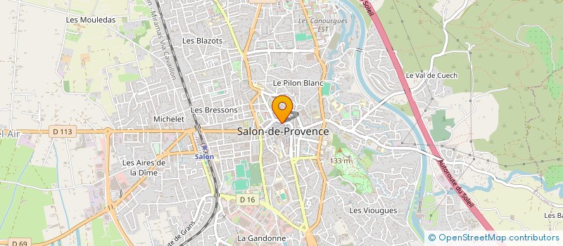 localisation de l'entreprise MONSIEUR GEORGES DUFAUX  SALON-DE-PROVENCE