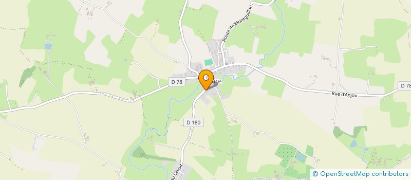 localisation de l'entreprise MONSIEUR GEORGES DUFAYET à SEGRE-EN-ANJOU BLEU