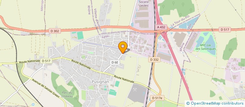 localisation de l'entreprise MONSIEUR GEORGES DUPERRAY  PUSIGNAN