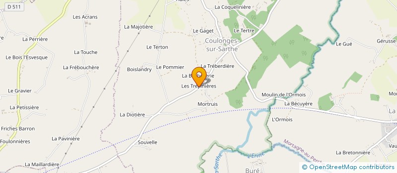 localisation de l'entreprise MONSIEUR GEORGES DUPIN à COULONGES-SUR-SARTHE