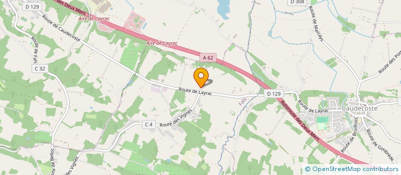 localisation de l'entreprise MONSIEUR GEORGES DUPIN  FALS